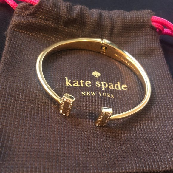 kate spade Jewelry - Kate Spade Gold Cuff Bracelet
